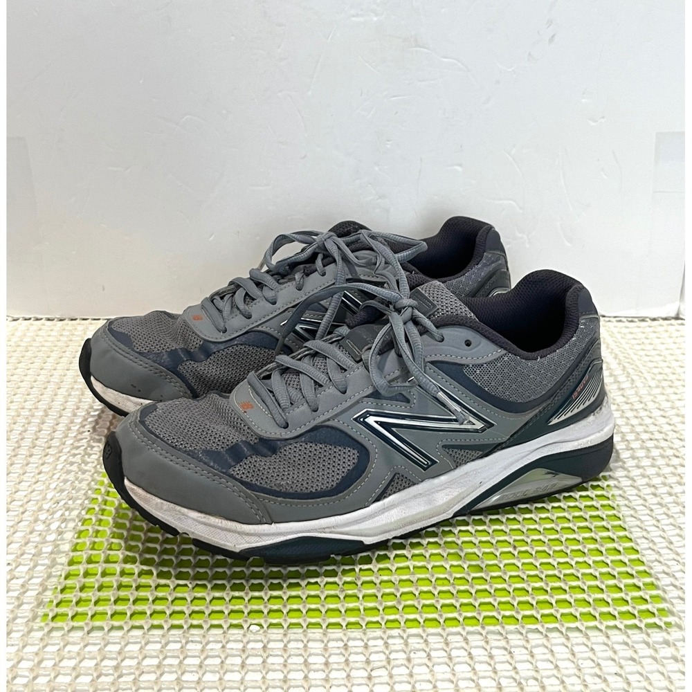 New Balance 1540v3 Womens 9B Grey Navy Running Shoes W1540GP3 good Flawed